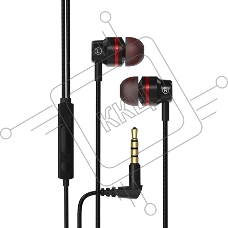 Стереогарнитура Maxvi MHF-04 black-red
