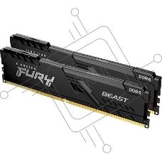 Оперативная память Kingston 16GB 3200MT/s DDR4 CL16 DIMM (Kit of 2) FURY Beast Black