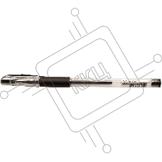 Ручка гелевая Silwerhof Eco Solo, d=0.5мм, черные чернила, сменный стержень, игловидный пишущий наконечник, линия 0.5мм