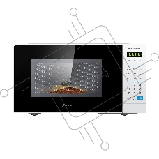 Микроволновая печь Midea EM719M2Z-W белый, 19 л, 700 Вт, переключатели - сенсор