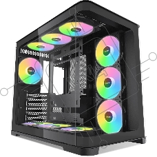 Корпус SAMA V60, Midi-Tower, чёрный, 7 x 120 мм