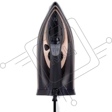 Утюг BQ SI1004 Black-Golden, Мощность 3000 Вт, Резервуар для воды 380 мл, Постоянная подача пара 40 г/мин, Паровой удар 200 г, Керамическое покрытие EasyGlidePRO, Защита от перегрева, Вертикальное отпраивание, Индикация готовности к работе, Мерный стакан 