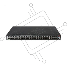 Коммутатор H3C S5170-54S-PWR-EI L2 Switch with 48*10/100/1000BASE-T and 6*SFP Plus Ports(AC) PoE+ 