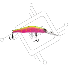 Воблер sansan minnow pulsar profi 90S C671
