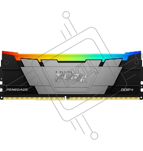 Память Kingston DDR4 16GB 3200MHz KF432C16RB12A/16 Fury Renegade RGB RTL Gaming PC4-25600 CL16 DIMM 288-pin 1.35В dual rank с радиатором Ret