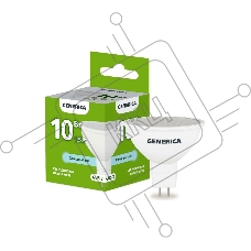 Лампа светодиодная GENERICA LL-MR16-10-230-65-GU5-G MR16 10 Вт софит 6500К GU5.3 230В