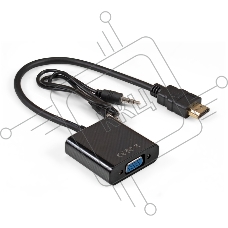 Кабель-переходник HDMI-VGA ExeGate EX-HDMIM-VGAF-3.5JackS-0.3 (19M/15F, 0,3м + аудио 3.5мм Jack M 0,5м) Преобразователь цифрового HDMI сигнала в VGA видео и стерео-аудио Кабель-переходник HDMI-VGA ExeGate EX-HDMIM-VGAF-3.5JackS-0.3 (19M/15F, 0,3м + аудио 3.5мм Jack M 0,5м) Преобразователь цифрового HDMI сигнала в VGA видео и стерео-аудио
