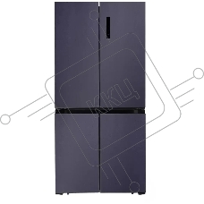 Холодильник LEX LCD450BmID синий металлик трехкамерный 288/129л морозилка снизу Side-by-Side