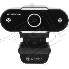 Веб-камера Oklick/Оклик OK-C012HD черный 1Mpix (1280x720) USB2.0 с микрофоном
