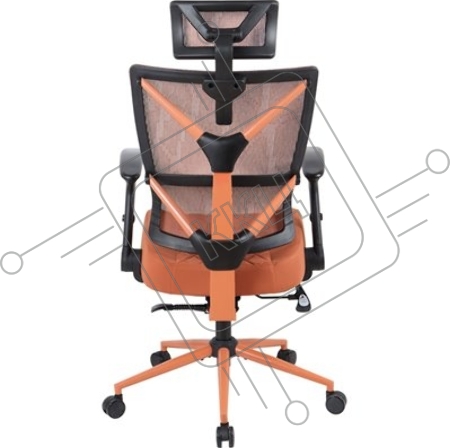 Кресло для руководителя Chairman CH566 оранжевый