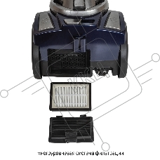 Пылесос JVC JH-VC310 синий/серый, 320/1800 Вт, уборка сухая, пылесборник контейнер 2 л