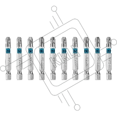 Бита PZ3х50 мм, сталь S2, шестигр., 10 шт. Gross