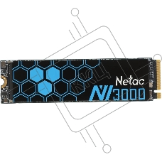 Накопитель SSD Netac NV3000, 250GB, PCIe 3.0 x4, M.2 2280, NVMe, R/W 3000/1400