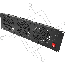 Модуль охлаждения для сетевых шкафов 5bites FM-16 черный, металл, 2200 об/мин, 44 дБ