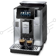Кофемашина DeLonghi ECAM 610.75.MB металлик/черный, исп. кофе - зерновой/молотый, 2.2 л, 1450 Вт, 19 Бар