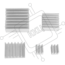 Комплект радиаторов ACD RA807  Aluminum Heat Sink Set for Raspberry Pi 5