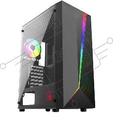 Корпус Bloody BD-CC106 черный без БП ATX 8x120mm 1xUSB2.0 1xUSB3.0 audio bott PSU