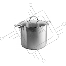 Кастрюля WEBBER BE-128-8L 8 л, 22 см, нержавеющая сталь, с крышкой