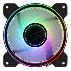 Вентилятор для корпуса Aerocool / Formula Mirage 12 ARGB черный, 120 мм, 1300 об/мин, 17.8 дБ, 6 pin