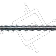 Шпилька резьбовая (DIN 975) 10х1000 ПРОМ