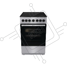 Плита электрическая Gorenje GEC5B41SG серый, конфорок 4 шт, духовка 62 л, 50 см x 85 см x 59.4 см