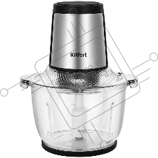 Измельчитель электрический Kitfort КТ-3550 1.5л. 400Вт серебристый/черный