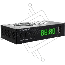 Ресивер DVB-T2 Starwind CT-220 черный