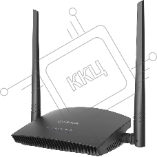 Роутер беспроводной Digma DWR-N301 N300 10/100BASE-TX черный (упак.:1шт)