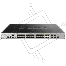 Коммутатор D-Link DGS-3630-28SC/A2ASI, 4×1 Гбит/с + 20×1 Гбит/с SFP + 4×10 Гбит/с SFP+, управляемый