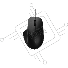 Мышь проводная Rapoo N500 черный, 3600 dpi, USB, кнопки - 6