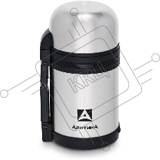 Термос Арктика 0,8 л, универсальная пробка, с ручкой + чашка, холод/тепло 18 ч, 201-800