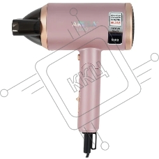 Фен ARESA AR-3222 розовый, 1800 Вт, компактный