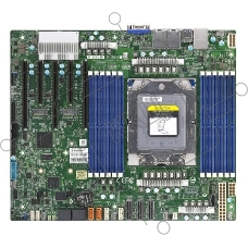 Материнская плата Supermicro H13SSL-NT, SP5, SoC, 12xDDR5 RDIMM, 8xSATA, 2xM.2 PCIe 5.0 x4, 3xPCIe 5.0 x16, 2xPCIe 5.0 x8, 1xVGA, 2x10GbE LAN, 4xUSB 3.0, ATX