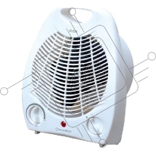 Тепловентилятор ECOSTAR RUSH EFH-R2000DS-WT, белый, 2000 Вт, 25 м2, термостат