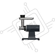 Мясорубка электрическая Topdevice TDMG101 графитовый, 2000 Вт, 3 кг/мин, реверс, насадки - 10