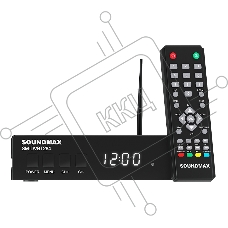 Приставка для цифрового ТВ SOUNDMAX SM-DVBT284 черный