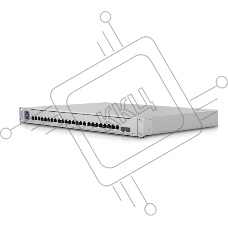 Коммутатор Ubiquiti UniFi Switch Enterprise 24 PoE, 12×1 Гбит/с PoE + 12×2.5 Гбит/с PoE + 2×10 Гбит/с SFP+ Uplink, управляемый