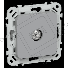 Розетка TV экранированная оконечная тип M РТВм-1-1-1-ФлС серый FLITE