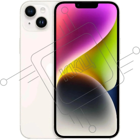 Смартфон Apple A2886 iPhone 14 Plus 128Gb 6Gb сияющая звезда моноблок 3G 4G 1Sim 6.7