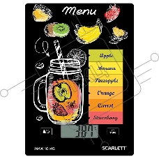 Весы кухонные Scarlett SC-KS57P77 (Смузи)