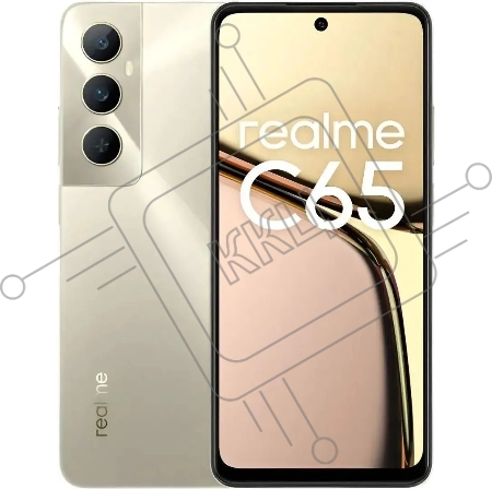 Смартфон Realme C65 RMX3910 256Gb 8Gb золотистый 3G 4G 2Sim 6.67