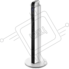 Колонный вентилятор BRAYER 4955BR , эл..упр.,пультДУ,вращение,мощ-ть 60Вт, LED дисплей, 3 скор.Таймер