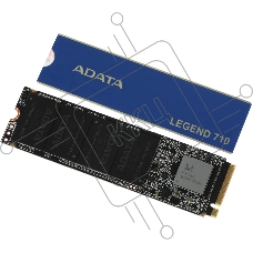 Накопитель SSD ADATA LEGEND 710, 1Tb, PCIe 3.0 x4, M.2 2280, NVMe, R/W 2400/1800, с радиатором