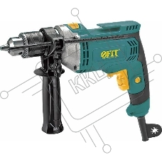 Дрель ударная FIT ID-750 750 Вт, 0-3000 об/мин, КлП 13 мм, 2,4 кг, мет. корп., рез. накл., коробка