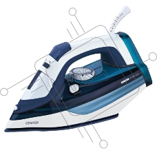 Утюг Centek CT-2319 Blue 1800Вт, антипригарное покрытие, мощный паровой удар, самоочистка, 180мл     
