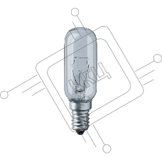 Лампа накаливания Navigator 61205 NI-T25L-25-230-E14-CL
