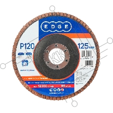 Круг лепестковый торцевой Edge by Patriot 125мм*22,23мм*P120