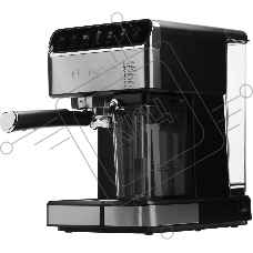 Кофеварка эспрессо Polaris PCM 1540 нержавеющая сталь, исп. кофе - молотый/капсулы, 1.8 л, 1400 Вт, 15 Бар.