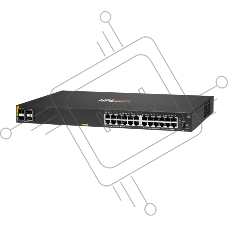 Коммутатор HPE Aruba Networking CX 6000 24G Class4 PoE 4SFP 370W, 24×1 Гбит/с PoE+ + 4×1 Гбит/с SFP, управляемый