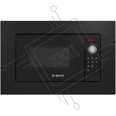Микроволновая печь встраиваемая Bosch BFL623MB3 черный, 20 л, 800 Вт, переключатели - поворотный механизм/сенсор